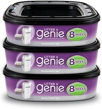 Litter Genie Refill Bags 3-Pack  Multi-Layers of 3 Count Pack 1 , blue