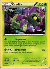 Pokemon TCG Cradily 4/101 Plasma Blast LP on eBay