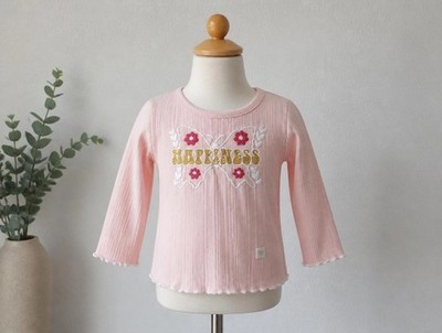 Baby Happiness Girl 6 -9 mo Limited Two long sleeve top NWT Pink Butterfly 
