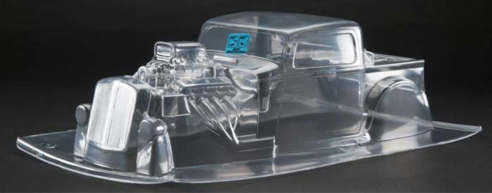 Pro-Line Rat Rod Clear Body For Revo 3.3 / E-Revo Rc Truck Body Unpainted - Image 2 of 4