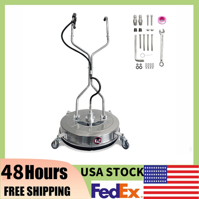 #ad 20quot; Pressure Washer Surface Cleaner with Dual Handles for SidewalksConcrete NEW $143.99