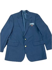 Bert Pulitzer Men's Navy Blazer Wrinkle Resistant High Performance Wool Blend