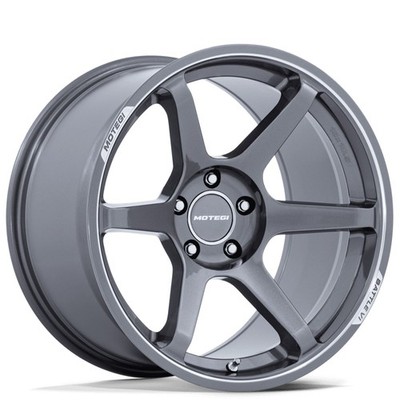 18x8.5 Motegi Wheels MR160 Battle VI Gloss Gunzilla W/ Machined