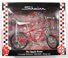 AMT 1:6 SCALE THE APPLE KRATE SCHWINN STIK-SHIFT 5 SPEED RED Bicycle READ NOTE: