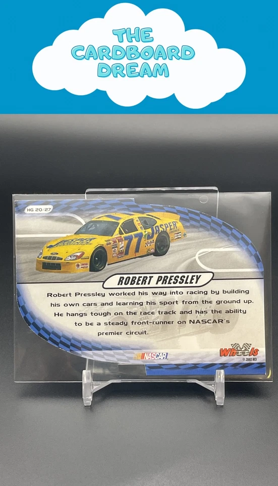 Robert Pressley 2002 Wheels High Gear High Groove #HG 20 Jasper Motorsports - Image 2 of 2