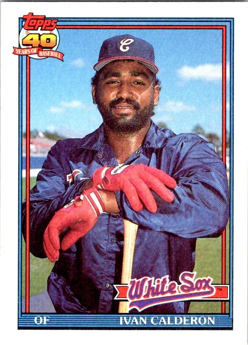 1991 Topps #93 Ivan Calderon