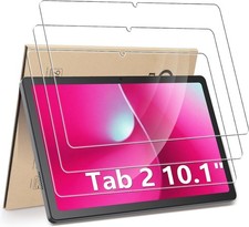 3-Pack Tempered Glass Screen Protectors for T-Mobile REVVL Tab 2 10.1" - Anti-Sc