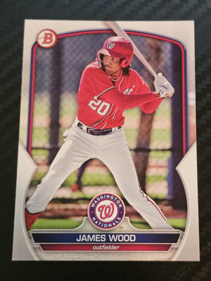 2023 Bowman Draft - #BD-70 James Wood (RC) Washington Nationals 