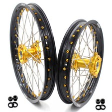 Kke 17-14 Rims For Suzuki Rm80 1993-2001 Rm85 1993-2024 Kids Mini Wheels Gold