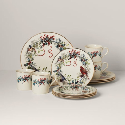 Lenox Winter Greet 12-Piece Dinnerware Set