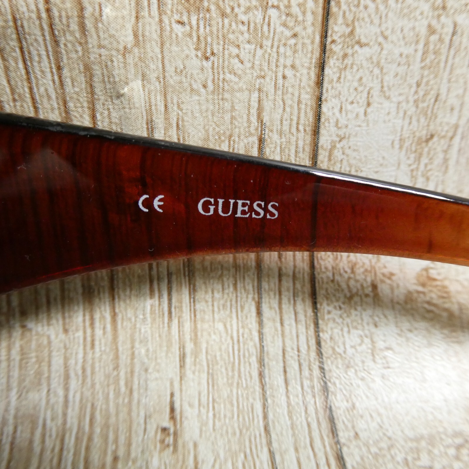 Guess Transparent Brown Gradient Wrap Sunglasses … - image 10