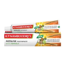 K P Namboodiri's Miswak Triphala Toothpaste Gum Protection Mouth Freshening 100g
