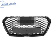 For 2016-2019 Audi A4 S4 B9 RS4 Style Honeycomb Mesh Hex Front Grille Black
