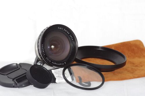 REMARQUABLE objectif UGA 20mm f4 ZEISS FLEKTOGON, bouchons-filtre-PS-housse TBE. - Photo 1/24