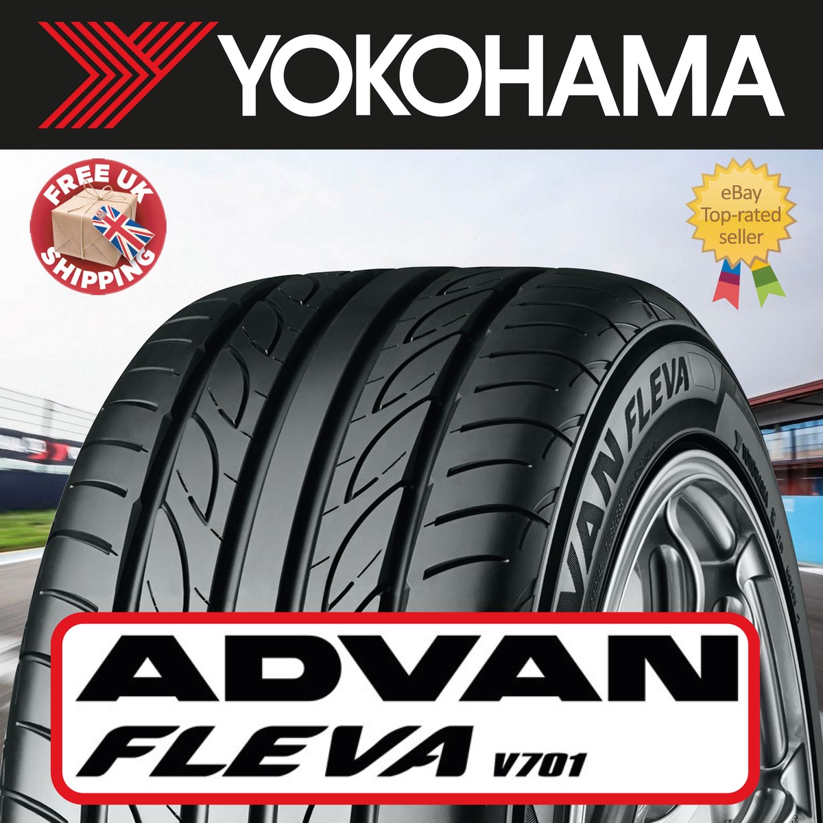 タイヤ・ホイール YOKOHAMA ADVAN FLEVA 195/50R16 Yokohama ADVAN Fleva V701 195/50 R16 84V