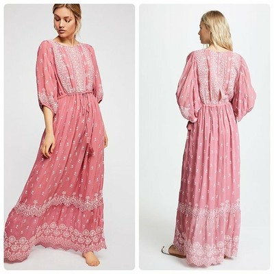 tea pink maxi