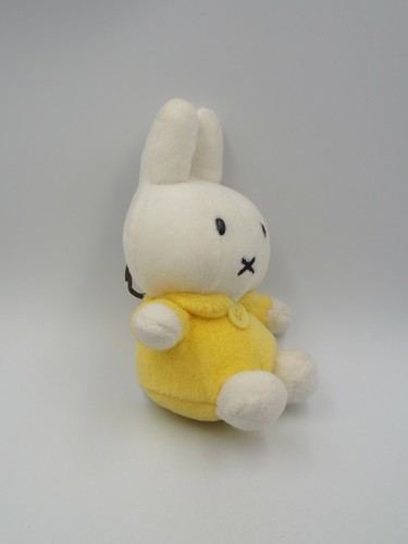 Miffy Rabbit Bunny Yellow B2709 Determined plus 5" Mascot Plush Toy Doll Japan - Picture 5 of 7