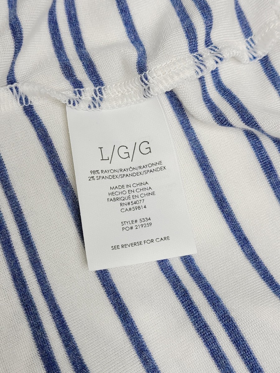 Cabi Womens Ocean Stripe Bow Halter Tank Top Spring Style #5334