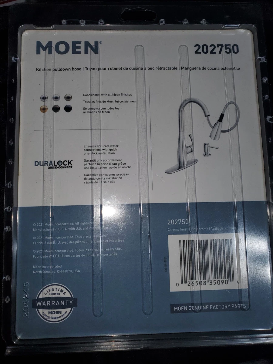 Genuine Moen 202750 Kitchen Faucet Hose - Gray 68