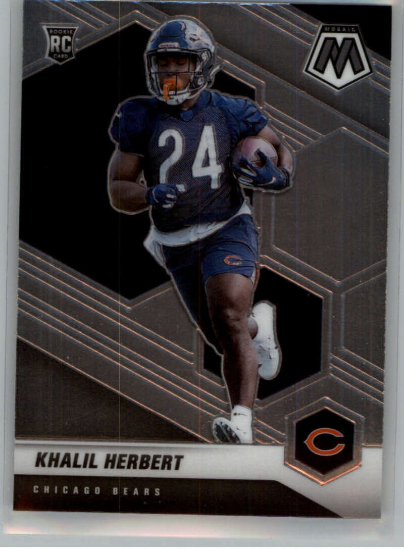 2021 Panini Mosaic #380 Khalil Herbert NM-MT RC Bears