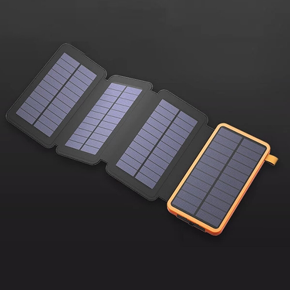 Pannello Solare Portatile Per Campeggio Da 3.5W Con Torcia E Porta USB Per Ricarica - 5