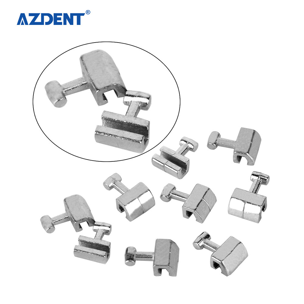10pcs Orthodontic Crimpable Hook Sliding/Spiral Dental button traction