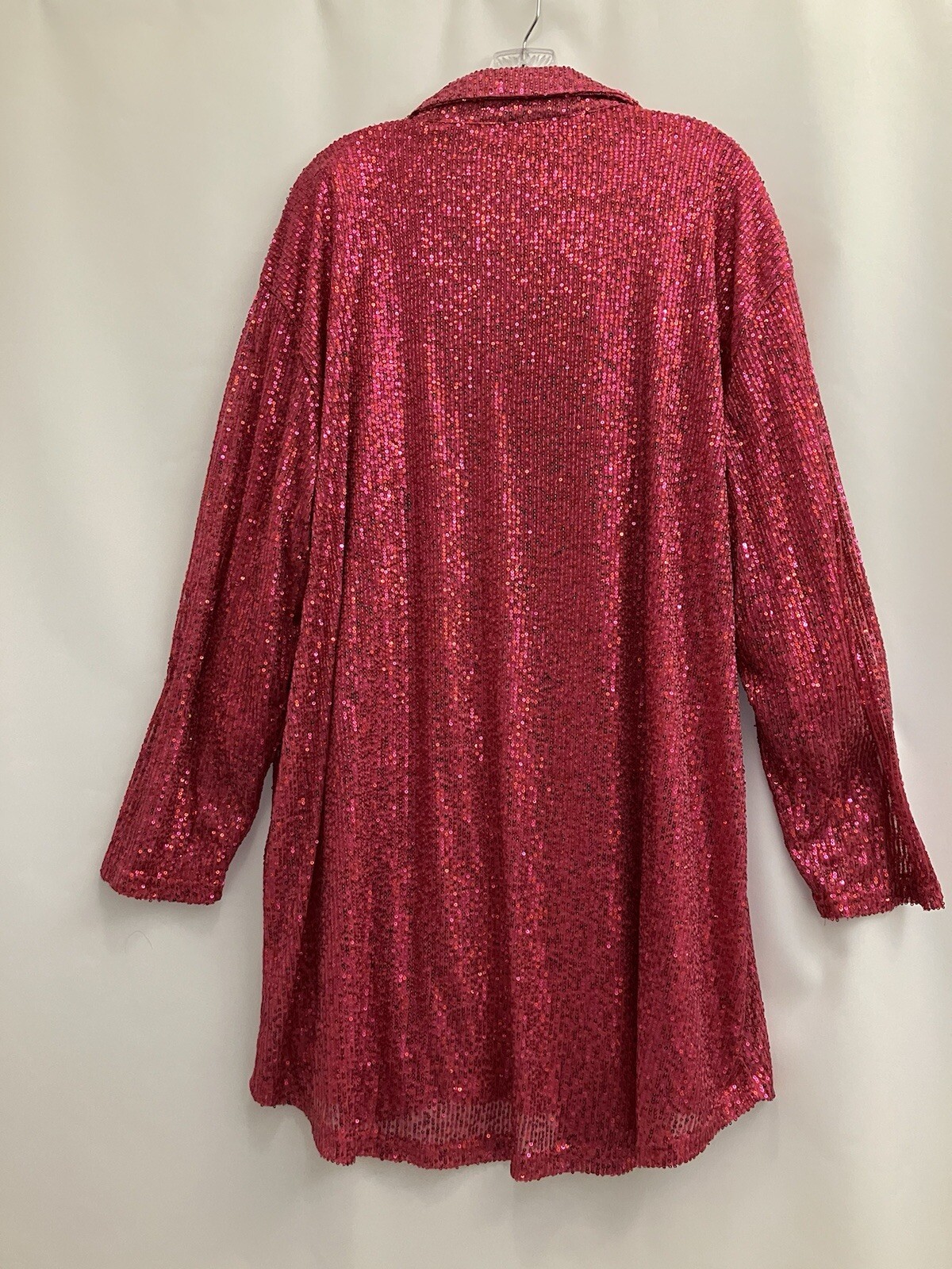 Pink Sequins Button Down Jacket - image 2