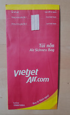 Vietjet Air Sickness Bag Kotzt&uuml;te Spuckbeutel unbenutzt NEU