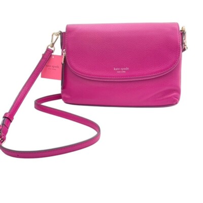 Kate Spade NY Berry Blitz Polly Convertible Flap Leather Crossbody