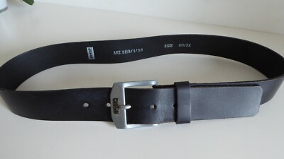Levi's Damen Leder Gürtel  Gr. 80 , schwarz