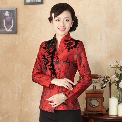 Plus size 5xl ladies chinese jackets 