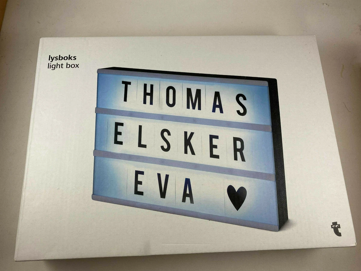 Retro LED Message Light Box with Changeable letters Flying Tiger