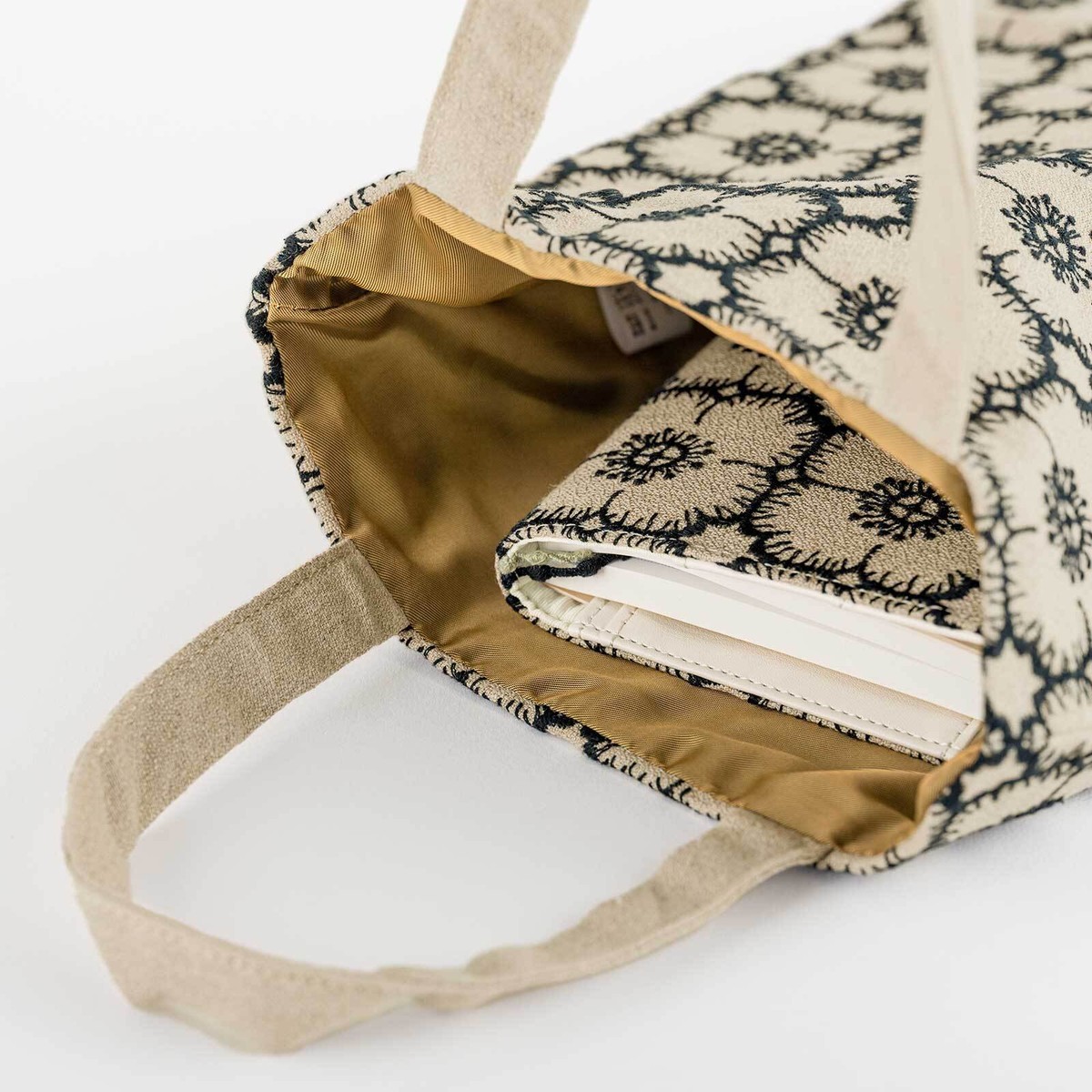 Hobonichi minä perhonen Tote Bag anemone Beige mina JAPAN NEW | eBay