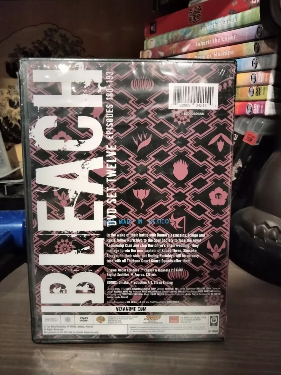 Bleach DVD Set 12 (Hyb) (Eps 180-193)