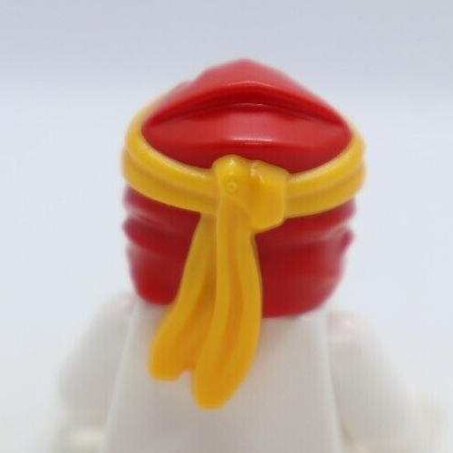 HEADGEAR -Headwrap Bright Orange Headband Kai core Ninjago LEGO
