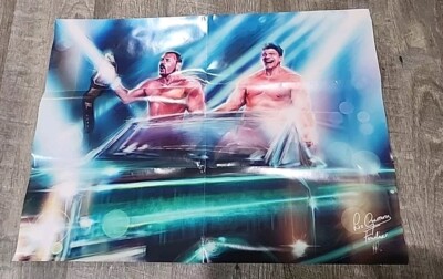 LOS GUERREROS 22x17 POSTER Pro Wrestling Crate May 2024 PWC Eddie Chavo Guerrero