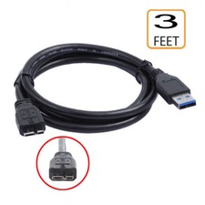 3ft USB 3.0 Charger Data SYNC Cable Cord Lead For WD Elements HDD WDBPCK0010BBK