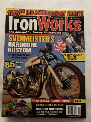 2008 December IronWorks Magazine Keystone Choppers And Pro 1 Customs (MH386)