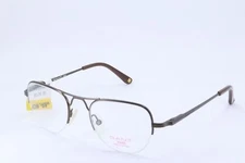 Gant GR GERARD Brown Round Men Semi Rimless 44-19-140 Eyeglasses Frames