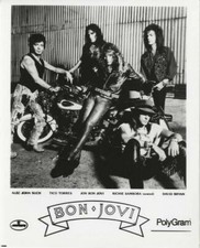 Bon Jovi Lay Your Hands on Me Richie Sambora Album Promo Original 8x10 Photo