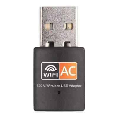 AC 600Mbps WLAN Stick Dual Band 2.4GHz / 5GHz WIFI Dongle USB Wireless Adapter