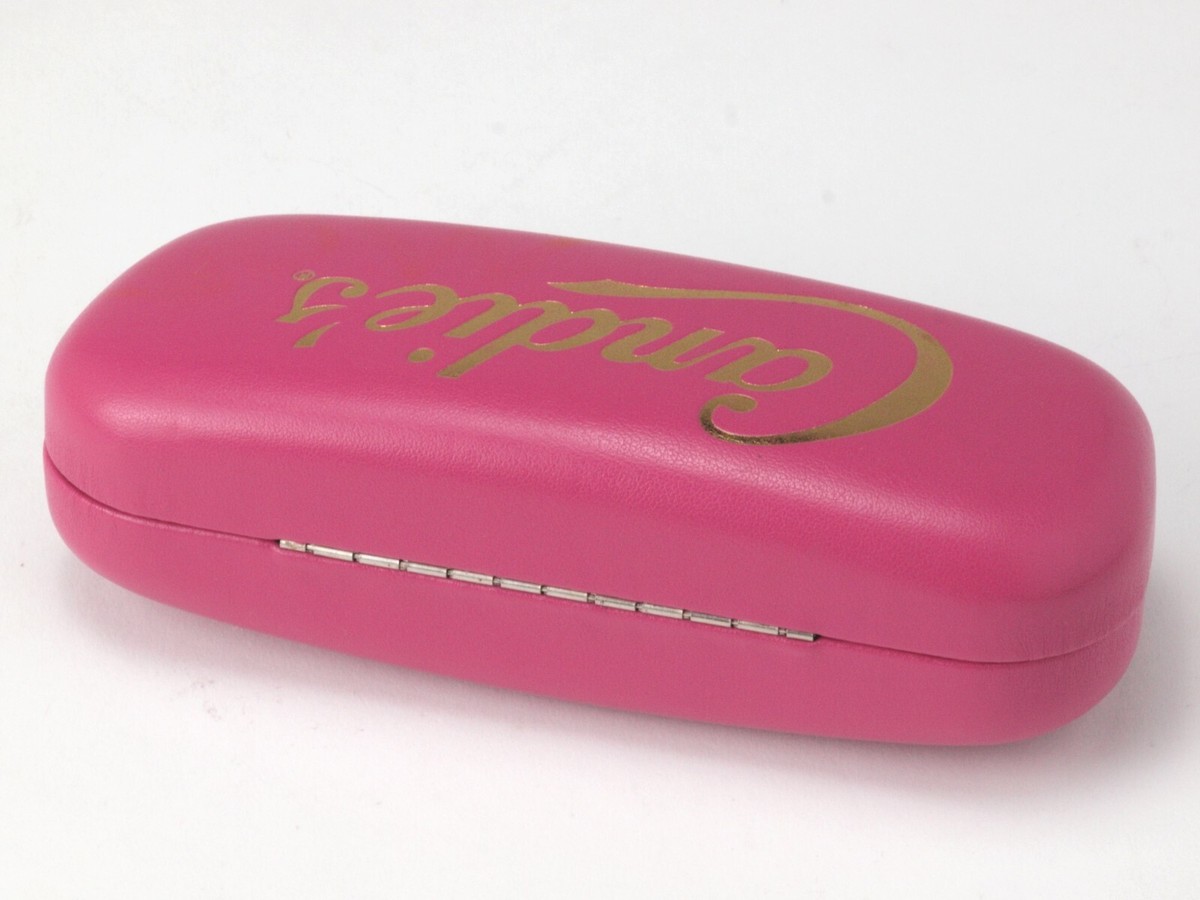 Candies Eyeglass Case Pink with Gold Logo | eBay