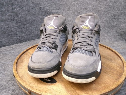 Nike Air Jordan 4 Retro Cool Grey Nubuck Sneakers 2019 Men Size 10 US 308497-007 - Picture 4 of 13