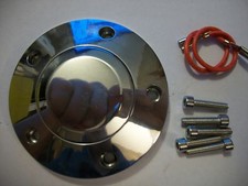 Forever Sharp Polished Billet 5 Hole Aluminum Steering Wheel Horn Button Kit Hp5
