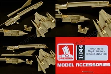Brengun Models 1/144 Mikoyan MiG-21 MF/MFN Photo Etch Update Set (144040)