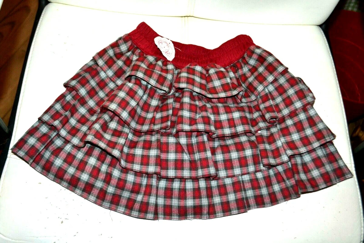 Jupe Lili Gaufrette Fille 4 Ans - Jean Bleu, Plissée, Taille Réglable - Très Bon état