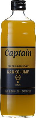Captain, NANKO-UME, Syrup, 600ml, For Cocktail, Shaved Ice, Soda