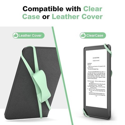 Anti-slip Silicone Hand Strap For 4.7-8'' Kindle Kobo EReader E-Book Tablet Stand
