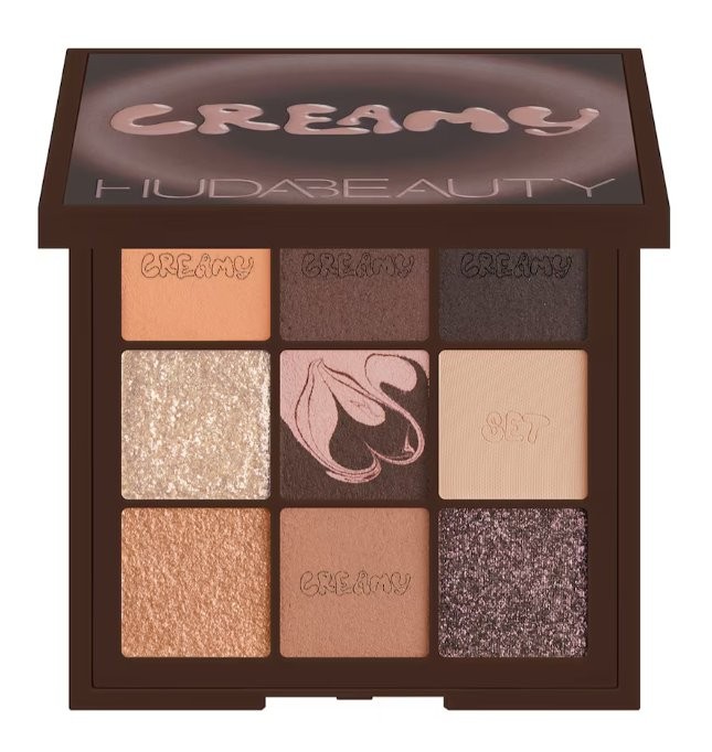 Huda Beauty Creamy Obsessions Eyeshadow Palette 8.22g - Shade : Neutral Brown...