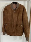 VESTE/ Blouson en Daim Véritable vintage JAS . Taille L (voir mesure)